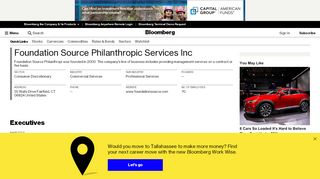 
Foundation Source Philanthropic Services Inc - Company ...
