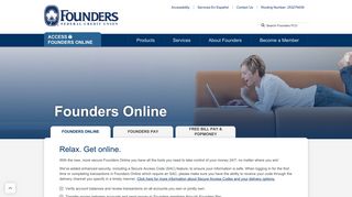 
                            12. Founders Online | Founders Federal Credit Union - Block Vision Online Portal