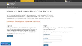 
                            7. Fountas & Pinnell Online Resources - Fountas And Pinnell Data Management Portal