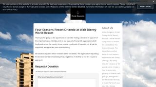 
                            7. Four Seasons Resort Orlando at Walt Disney World Resort ... - Disney Donation Request Portal