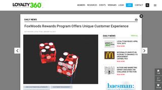 
                            7. FoxWoods Rewards Program Offers Unique ... - Loyalty360 - Foxwoods Rewards Sign Up