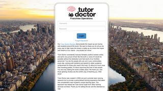 
                            1. Franchise Operations - Login - Tutor Doctor - Tutor Doctor Portal