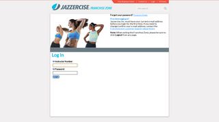 Franchise Zone > FZLogin2 - Jazzercise - Jazzercise Studio Login