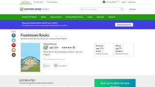 
                            3. Franktown Rocks Website Review - Common Sense Media - Franktown Rocks Sign Up