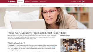 
                            16. Fraud Alerts, Security Freezes & Credit Lock | Equifax - Experian Secure Portal
