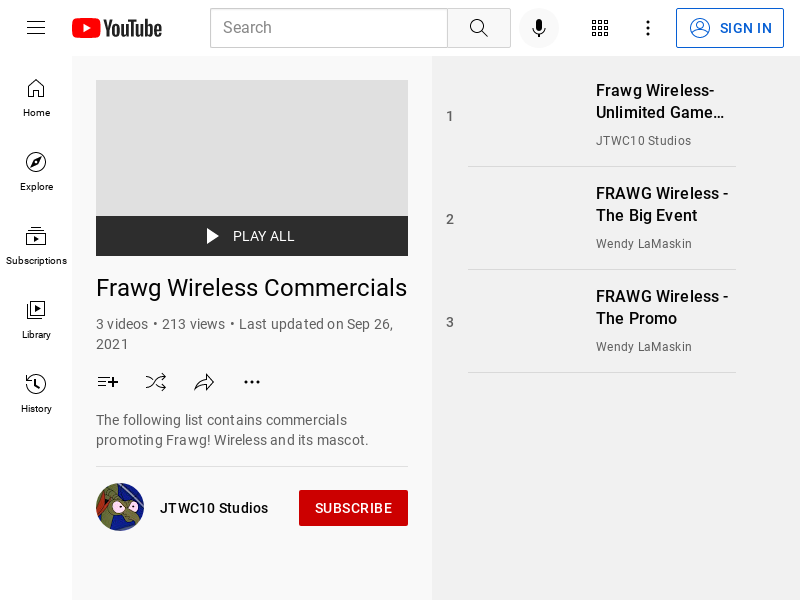 
                            2. Frawg Wireless Commercials - YouTube