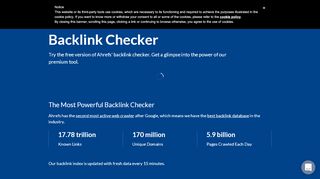 
                            5. Free Backlink Checker by Ahrefs: Check Backlinks for Any ... - Ahrefs Portal