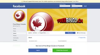 
                            4. Free Bingo Canada - About | Facebook - Free Bingo Canada Portal