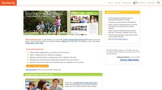 
                            4. Free Family Websites, Create a Family Website, Share Family ... - Shutterfly Share Site Portal