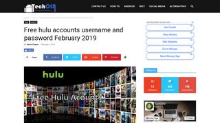 
                            1. Free hulu accounts username and password (January- 2020) - Hulu Account Portal Password 2018