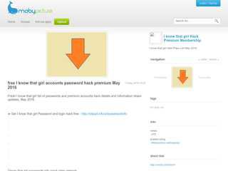 free I know that girl accounts password hack premium May ...