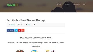 
Free Online Dating - Sociihub
