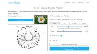 
                            7. Free Picture Stencil Maker - Rapid Resizer