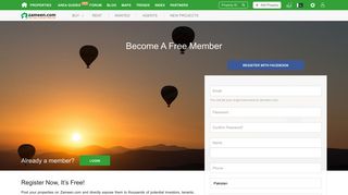 
Free registration - Zameen.com  
