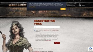
                            3. free regristration – War2 Glory - free Browsergame - War2glory Login
