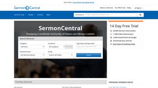 
                            4. Free sermon preparation tools, sermon illustrations, church ... - Sermon Search Portal
