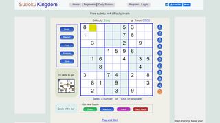 
                            6. Free sudoku puzzles - Sudoku Kingdom - Sudoku Kingdom Login