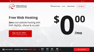 
                            1. Free Web Hosting - Host a Website for Free with Cpanel, PHP - Cpanel Portal 000webhost