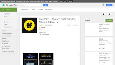 Freeform – Stream Full Episodes, Movies, & Live TV - Apps ...