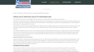 
                            8. Freelance Writing Sign Up Writerslabs - Writerslabs Sign Up