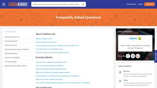 
                            4. Frequently Asked Questions about Cashback & Coupons ... - Cashkaro Sign Up Bonus