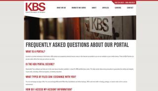 Frequently Asked Questions about our Portal - KBS - Kbs Login
