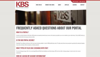 
                            4. Frequently Asked Questions about our Portal - KBS - Kbs Portal