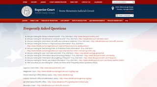 
                            6. Frequently Asked Questions - DeKalb Superior Court - Https Ody Dekalbcountyga Gov Portal