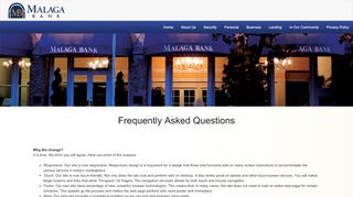 
                            4. Frequently Asked Questions - Malaga Bank - Malaga Bank Online Banking Portal