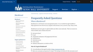 
                            5. Frequently Asked Questions - Seton Hall University - Piratenet Portal