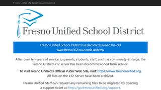 
                            1. Fresno Unified School District - Fresno Unified Staff Portal