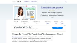 
                            2. Friends.gojapango.com website. GoJapanGo Friends | The ... - Gojapango Portal