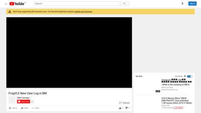 
                            7. FrogVLE New User Log in BM - YouTube