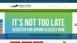 
                            2. Front Range Community College | FRCC - D2l Frcc Portal