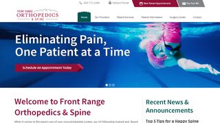 
                            1. Front Range Orthopedics & Spine Serving Longmont & Northern ... - Front Range Orthopaedics Patient Portal