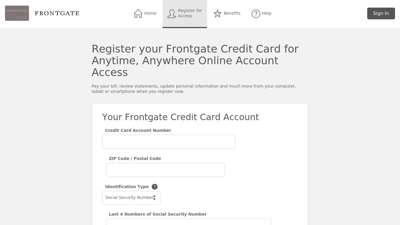 Frontgate Credit Card - Find Comenity Bank Account Info