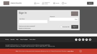 
                            5. Frontgate Credit Card - Sign In - Comenity - Frontgate Account Portal