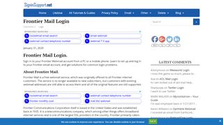 
                            6. Frontier Mail Login - www.Frontier.com Email/Webmail Login - Yahoo Frontier Email Portal