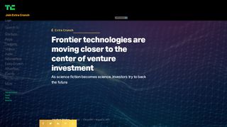
                            6. Frontier technologies are moving closer to the center of venture - Frontier Tech Investor Portal