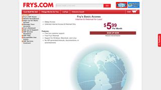 
Fry's ISP - Fry's Electronics  
