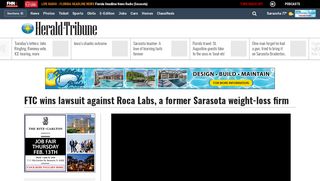 
                            8. FTC wins lawsuit against Roca Labs, a former Sarasota ...