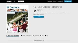 
                            6. Full Line Catalog - eDometic - Yumpu - Edometic Portal