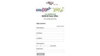 
                            5. FULL MEMBERSHIP - Corporate GolfXtra - Ottawa Golf - Corporate Golf Ottawa Members Portal