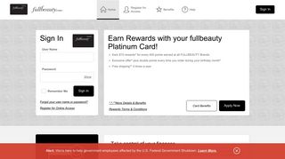 
                            3. fullbeauty Credit Card - Manage your account - Comenity - One Stop Plus Visa Credit Card Portal
