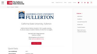 
                            8. Fullerton | CSU - Fullerton Edu Portal