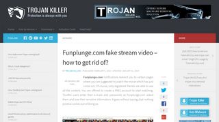 
                            6. Funplunge.com fake stream video - how to get rid of? - Trojan ... - Funplunge Login