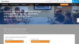 
                            2. Fusion 360 | Free Software for Students and ... - Autodesk - Autodesk Student Community Portal