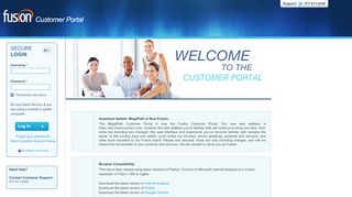 Fusion Customer Portal