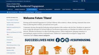 
                            6. Future Residents | CSUF - Csu Fullerton Portal Portal