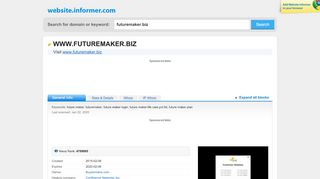 
                            7. futuremaker.biz at WI. Futuremaker.biz Is For Sale - Www Futuremaker Biz Portal